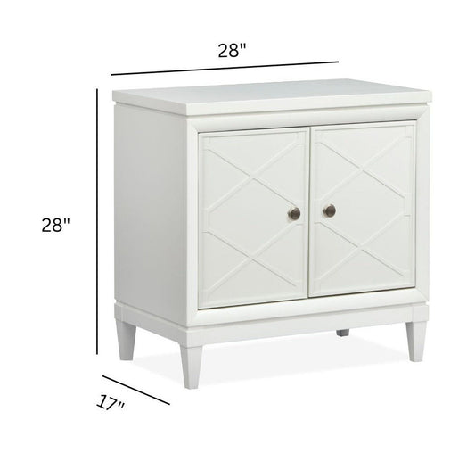 Springhouse - Door Nightstand - Whisper White