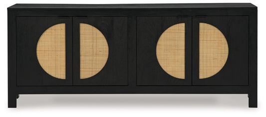 Cliffiings - Accent Cabinet - Black / Natural