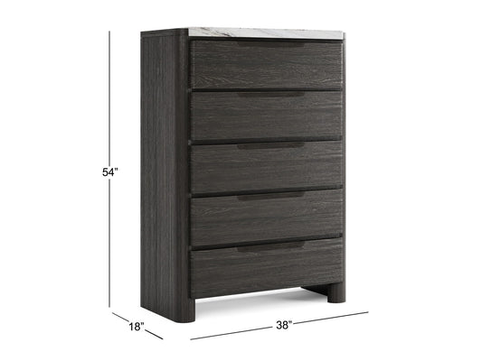 Keaton - Drawer Chest - Black