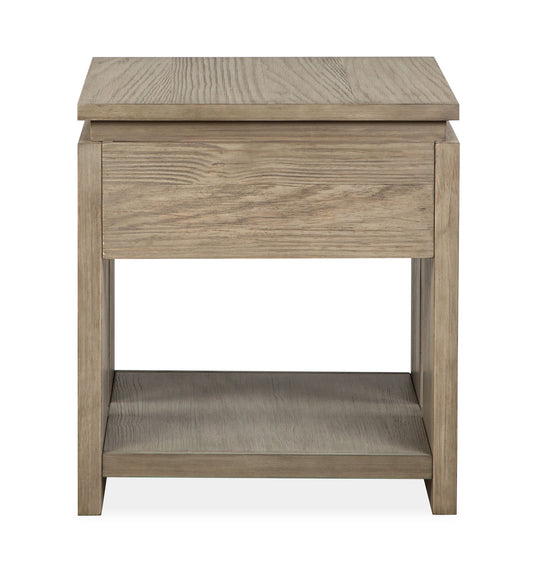 Conrad - Rectangular End Table - Stone Harbor Grey