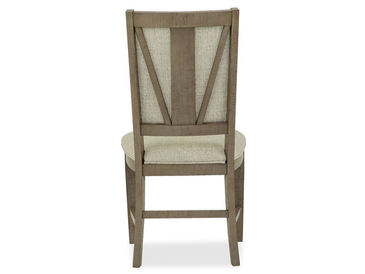 Paxton Place - Step Upholstered Side Chair (Set of 2) - Dovetail Grey