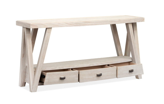 Bostwick - Rectangular Sofa Table - Coconut Cream