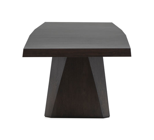 Tauren - Extendable Double Pedestal Dining Table - Coffee Bean