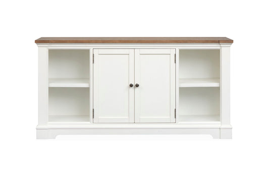 Kingston - Credenza - Whisper White And Cerused Nutmeg