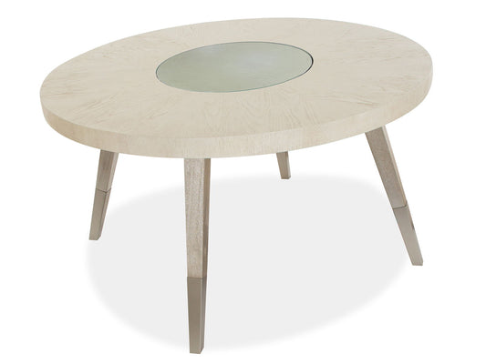 Lenox - Round Dining Table - Warm Silver