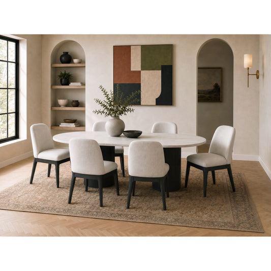 Sylvie - Standard Height Dining Set, Oval Table