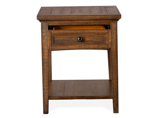Bay Creek - Rectangular End Table - Toasted Nutmeg