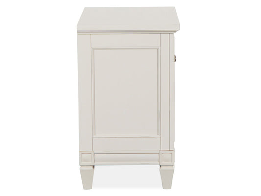 Willowbrook - Drawer Nightstand - Egg Shell White With Slight Rub Through
