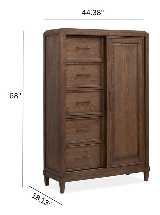 Groveland Park - Door Chest - Antique Coffee
