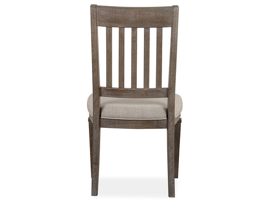 Lancaster - Dining Side Chair With Upholstered Seat (Set of 2) - Dovetail Grey