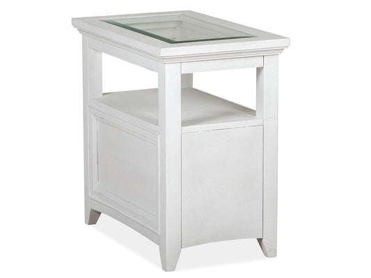 Heron Cove - Chairside End Table - Chalk White