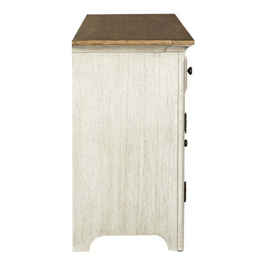 Farmhouse Reimagined - Entertainment 72" TV Stand - White