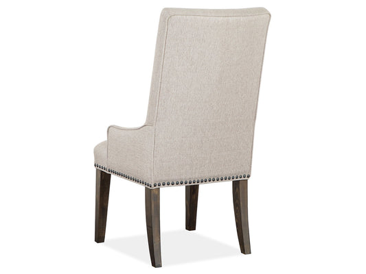 Bellamy - Upholstered Host Chair (Set of 2) - Peppercorn