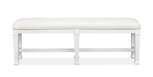 Kingston - Bench - Whisper White And Cerused Nutmeg