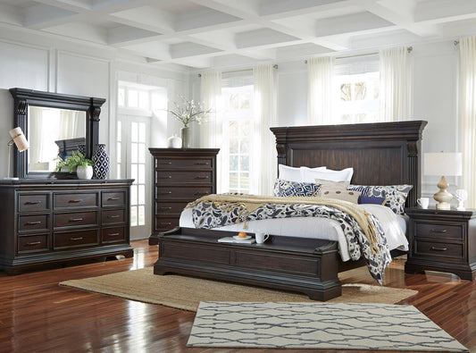 Caldwell - 6 Drawer Chest - Smoked Molasses