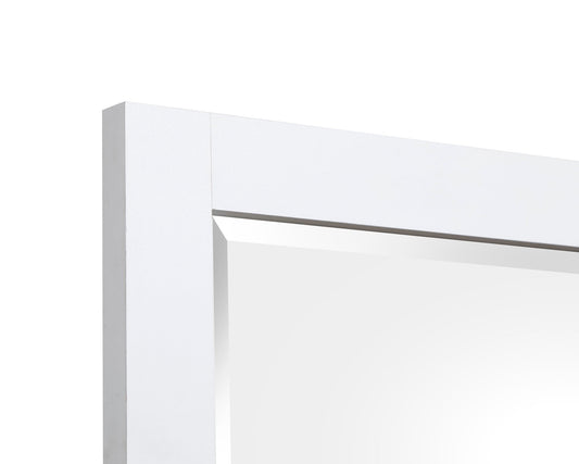 Windmill Harbour - Portrait Mirror - White Whisp And Sand