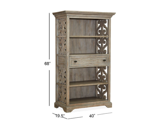 Tinley Park - Bookcase - Dove Tail Gray