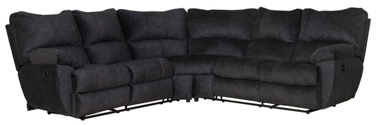 Shane - 2 Piece Reclining Sectional - Smoke