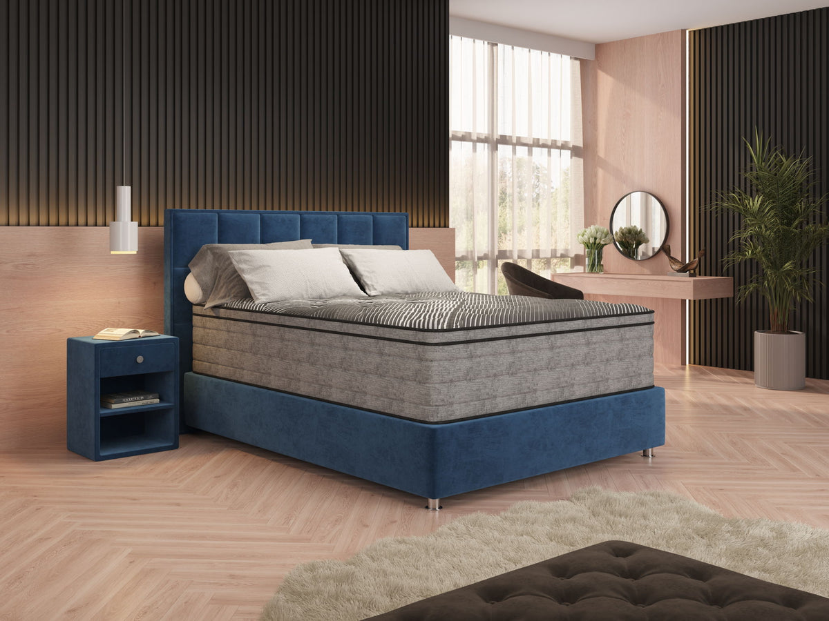 TRU Performance - 15" Black Ice Euro Top Medium Mattress