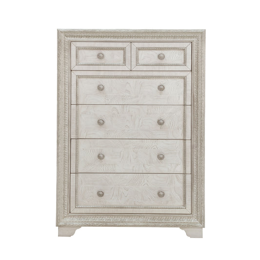 Camila - 6 Drawer Chest - Cream