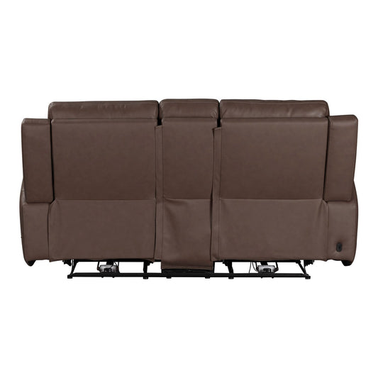 Beckham - Loveseat With Console P2 & ZG - Brown