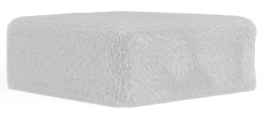 Bankside - Fabric Cocktail Ottoman - Gray