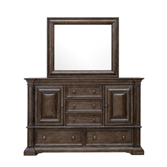 Woodbury - 5-Drawer Dresser With Cabinets