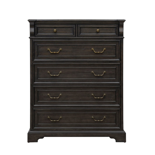 Hickory Creek - 6 Drawer Chest - Brown