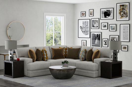 Tori - Sectional With Comfort Coil Seating And Accent Pillows Included