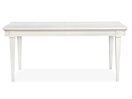 Willowbrook - Extendable Rectangular Dining Table - Egg Shell White