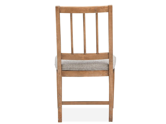 Lindon - Dining Side Chair With Upholstered Seat (Set of 2) - Gray