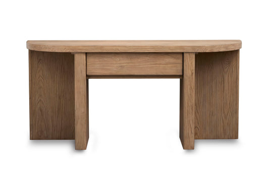 Hayden - Demilune Sofa Table - Golden Oat