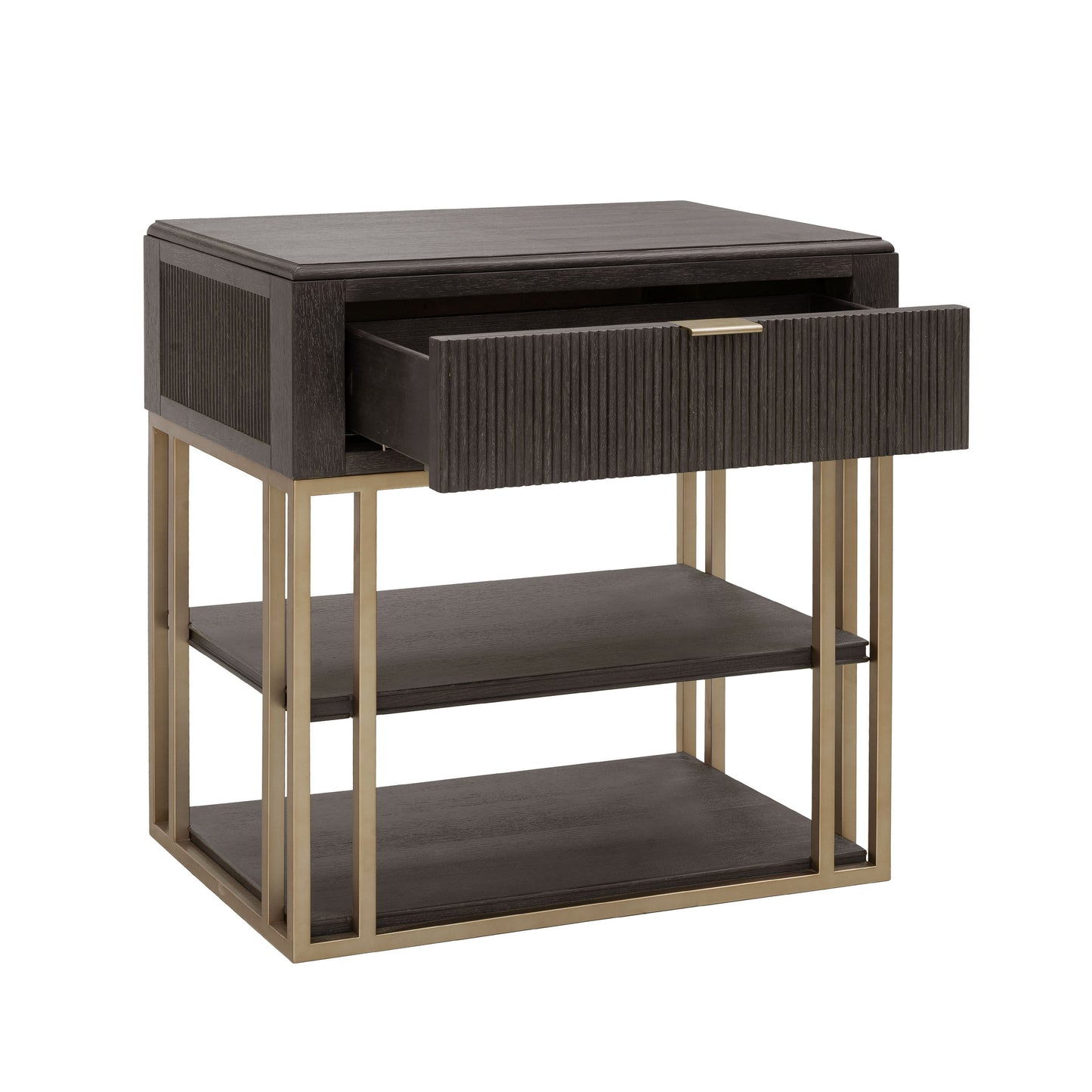 West End Loft - Accent Nightstand With Storage Drawer - Brown