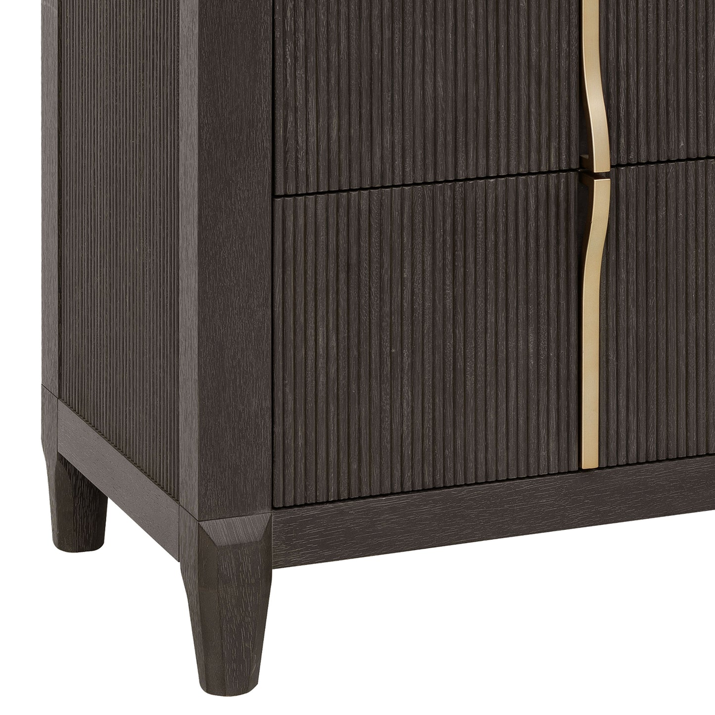 West End Loft - 2-Drawer Nightstand With USB-C Outlets - Brown