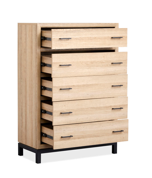 Bastain - Drawer Chest - Putnum Ivory
