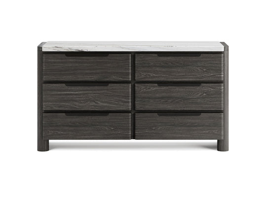Keaton - Double Drawer Dresser - Black