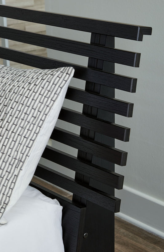 Danziar - Full Slat Headboard - Black
