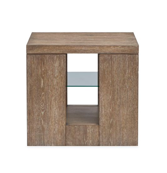 Conway - Rectangular End Table - Spiced Brown