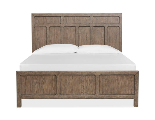 Claremont - Queen Panel Bed - Smokey Taupe