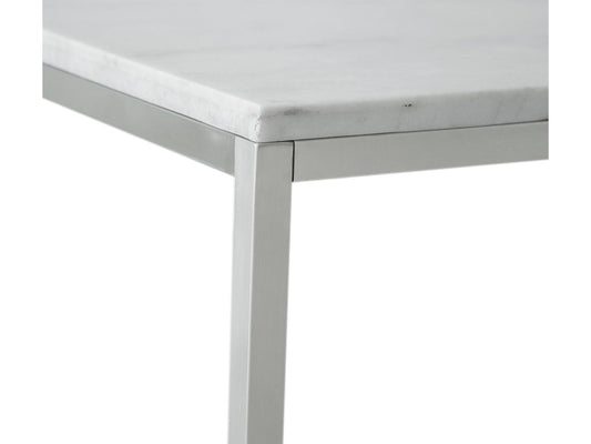 Esme - Rectangular Cocktail Table - White