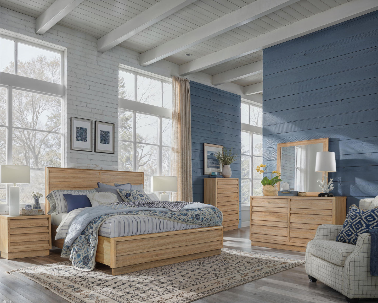 Brentwood Heights - Portrait Mirror - Provincial Brown