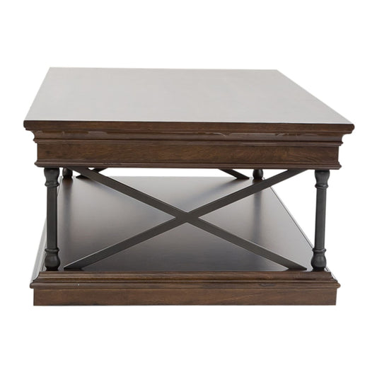 Tribeca - Rectangular Cocktail Table - Cordovian Brown