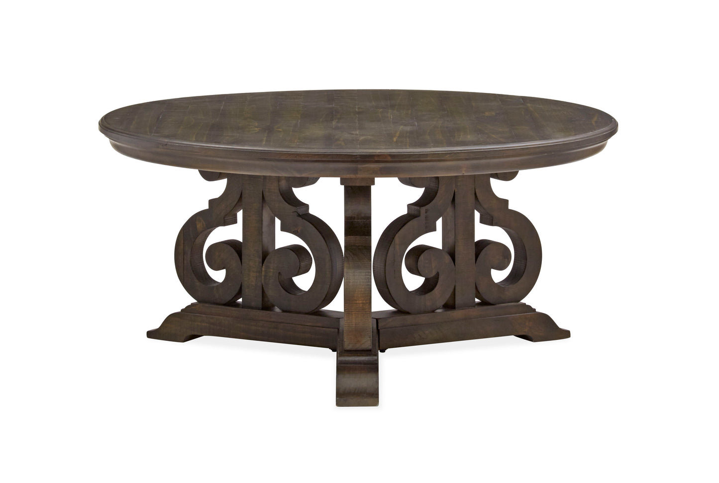 Bellamy - Round Cocktail Table - Dark Brown