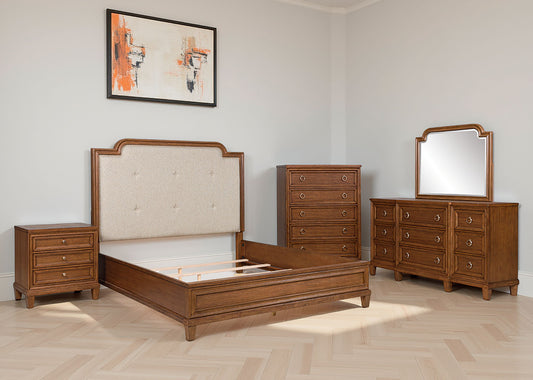 Jorlaina - Upholstered Panel Bed