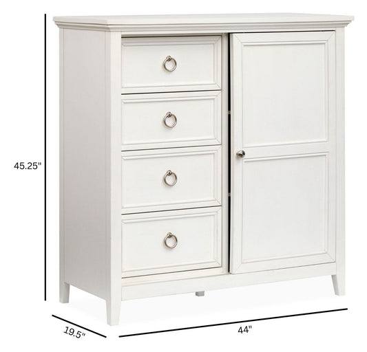 Juniper Hill - Door Chest - Whisper White