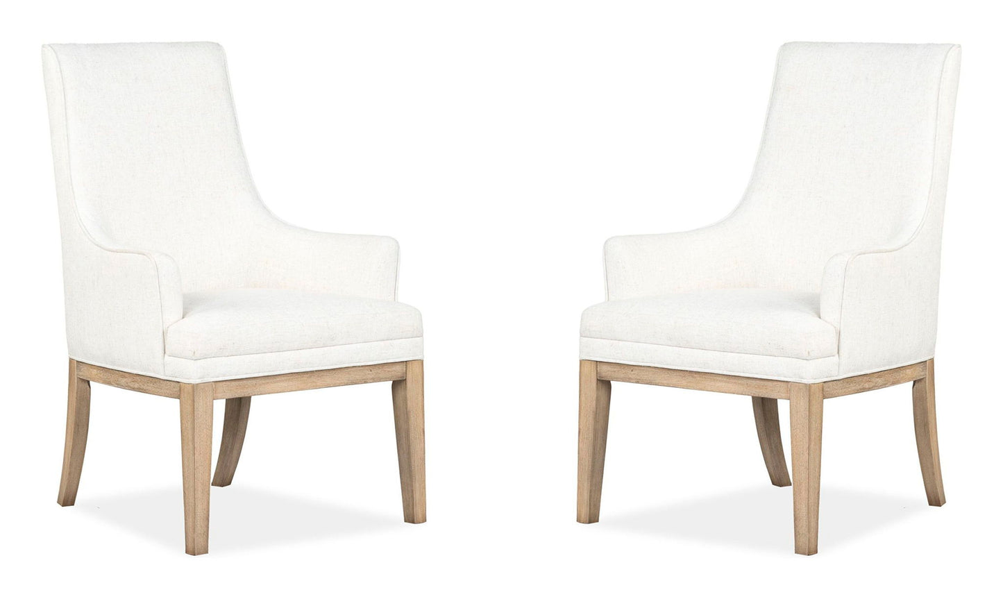 Coventry - Upholstered Host Chair (Set of 2) - Honey Wheat