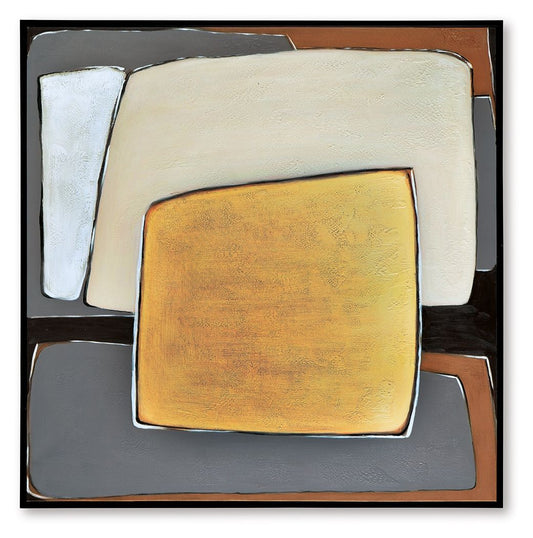 Actman - Wall Art - Cream / Brown / Gray