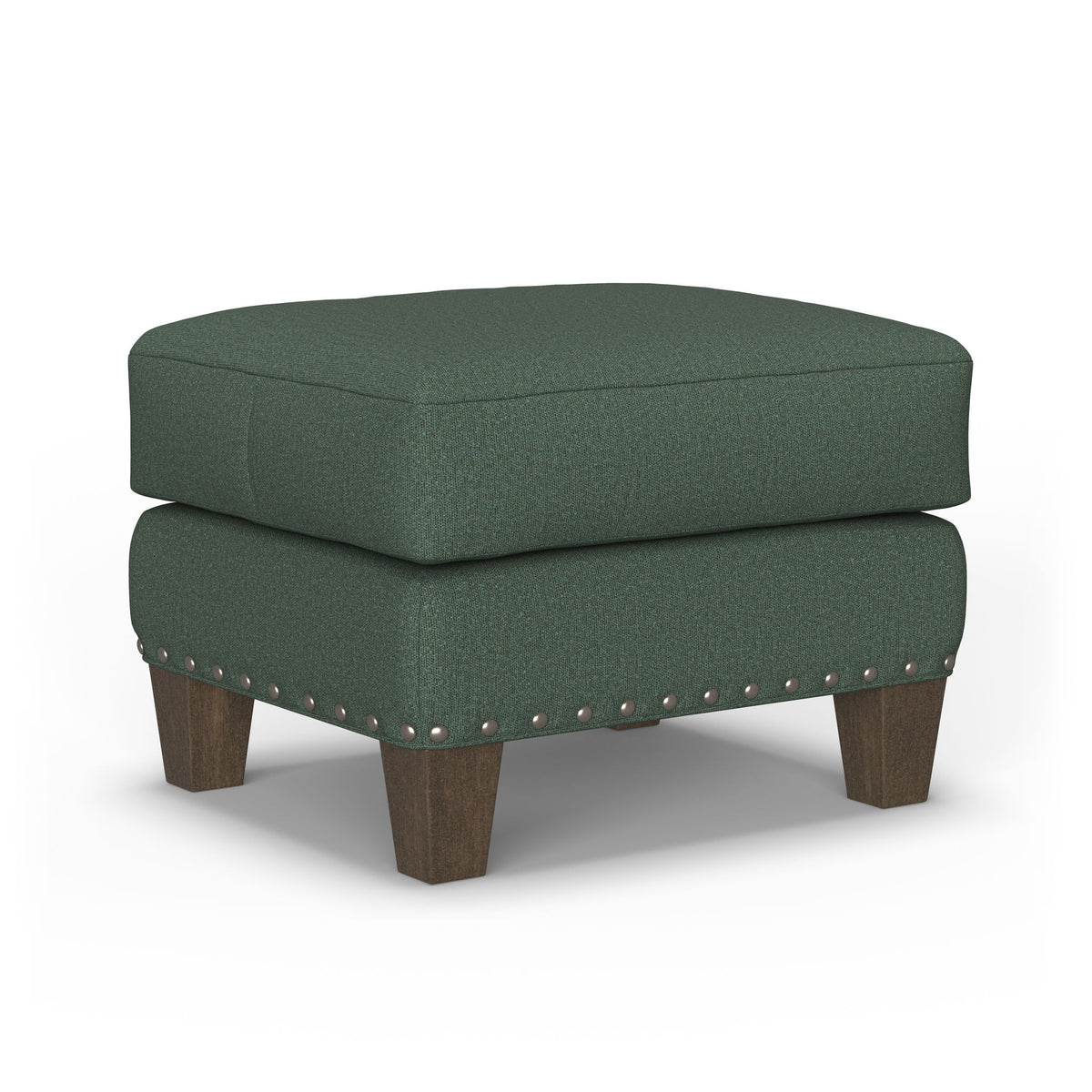 Gianna - Fabric Ottoman With Nailhead Trim