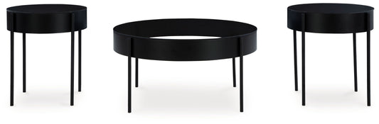 Ardoline - Occasional Table Set (Set of 3) - Black