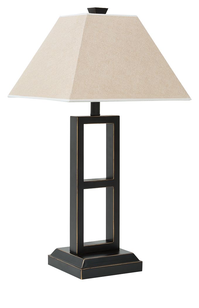 Deidra - Metal Table Lamp (Set of 2) - Black